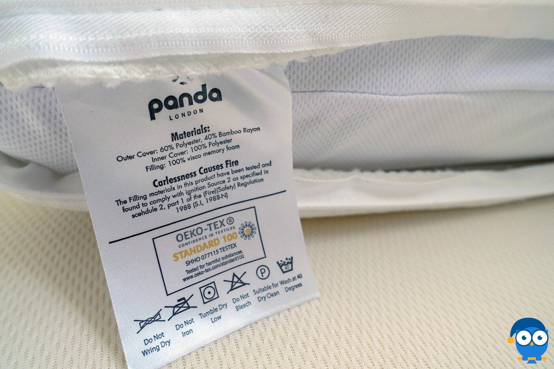 Panda life pillow washing instructions sales